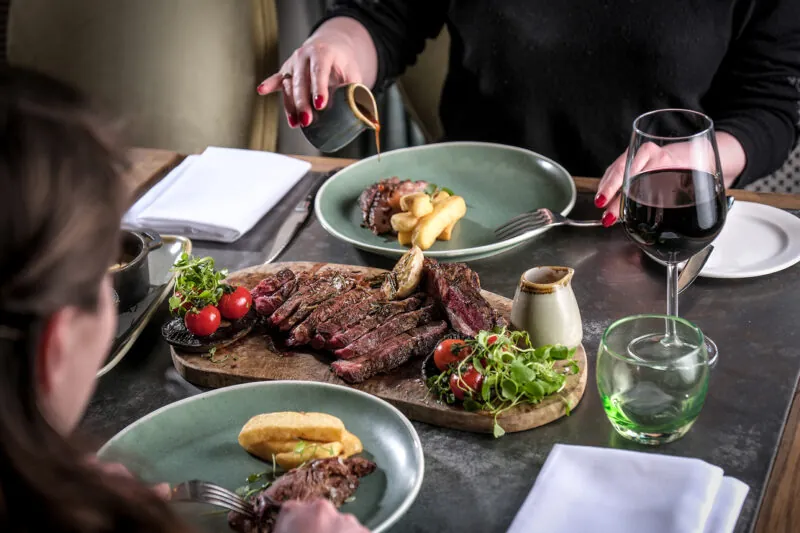 Grilled Côte de Boeuf 28oz, The Castle Hotel