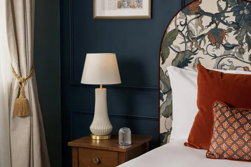 Francis hotel blue bedroom