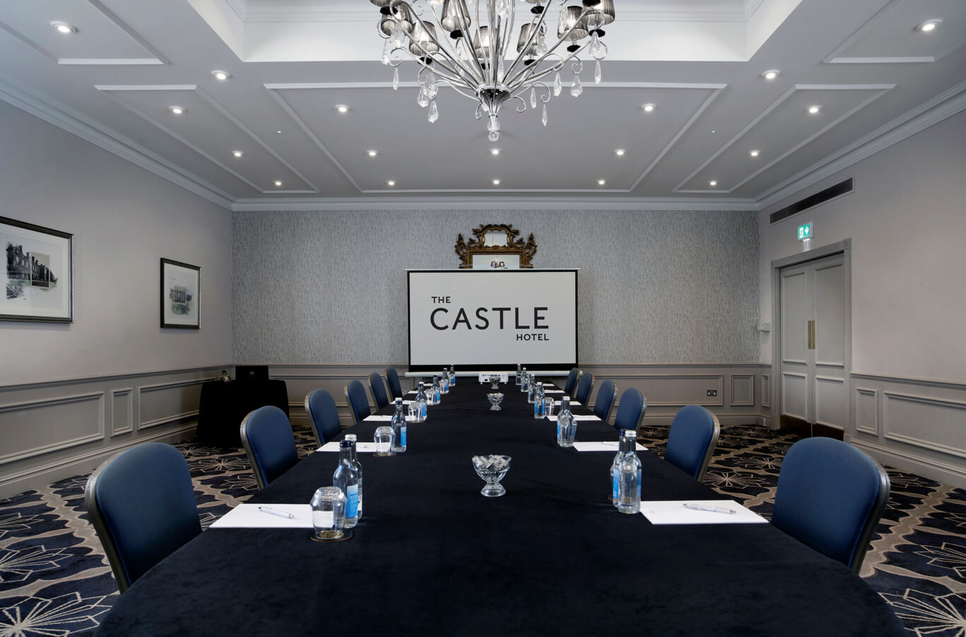 The Castle Hotel Sandringham boardroom set-up