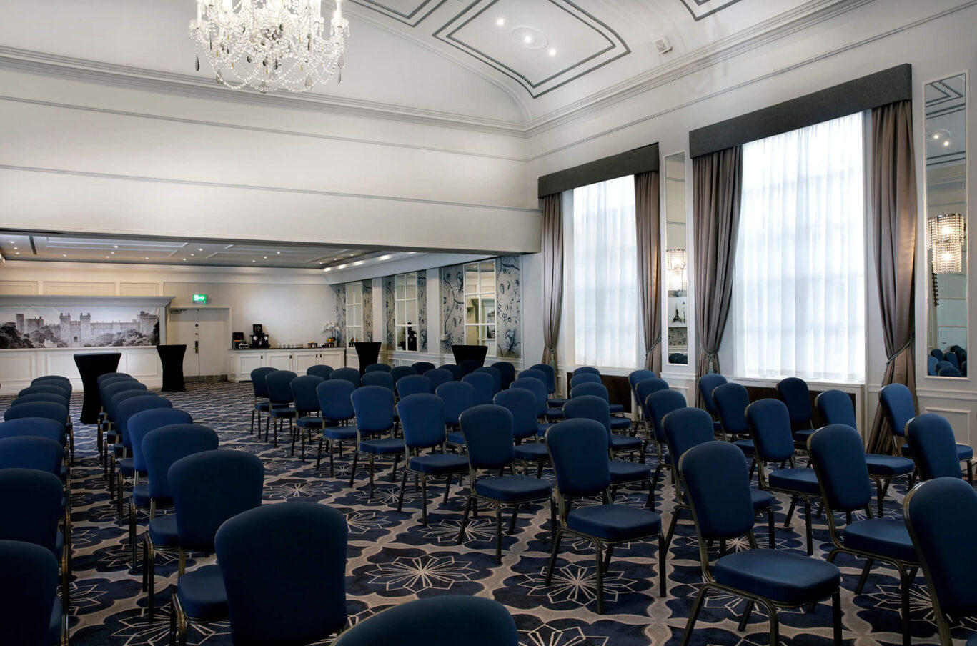 The Castle Hotel Windsor and Georgian suite theatre style and buffet