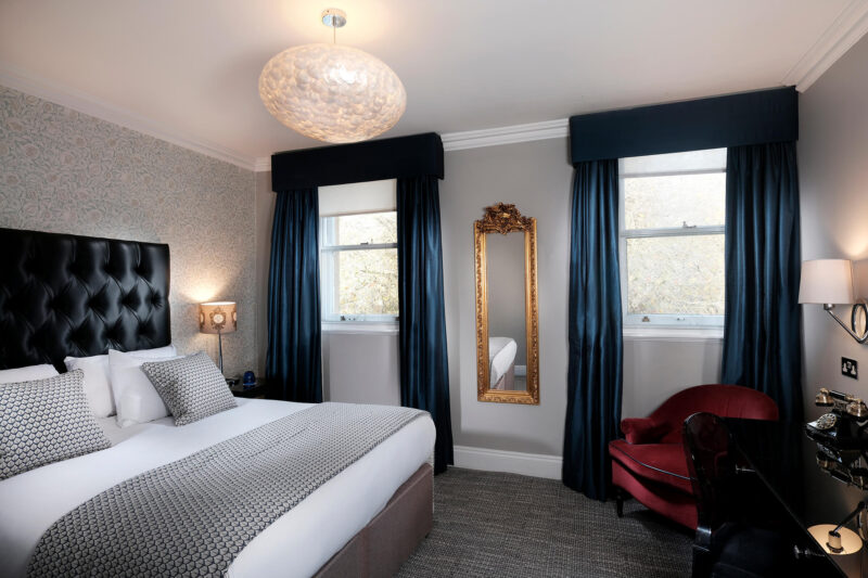 The Francis Hotel superior bedroom with view