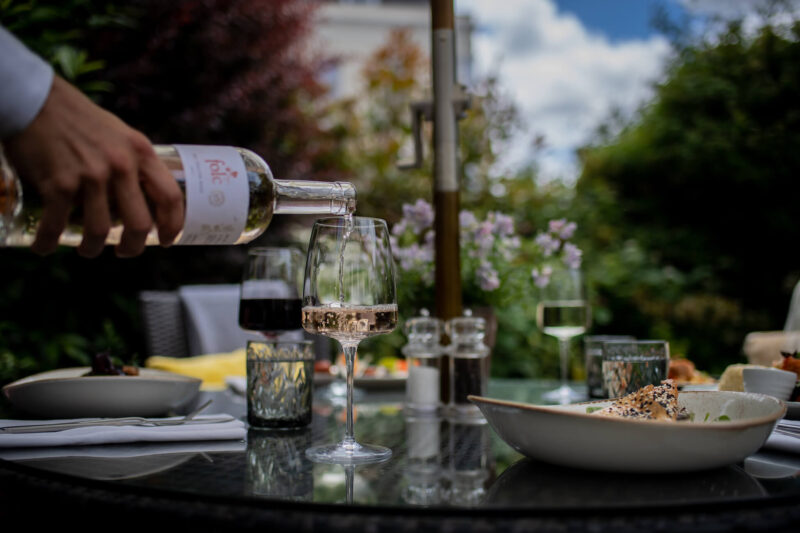 The Queens Hotel garden dining