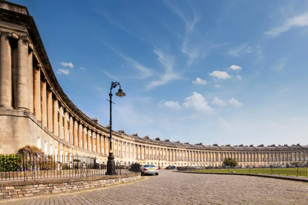 The-Francis-Hotel-Bath-Crescent-in-summer