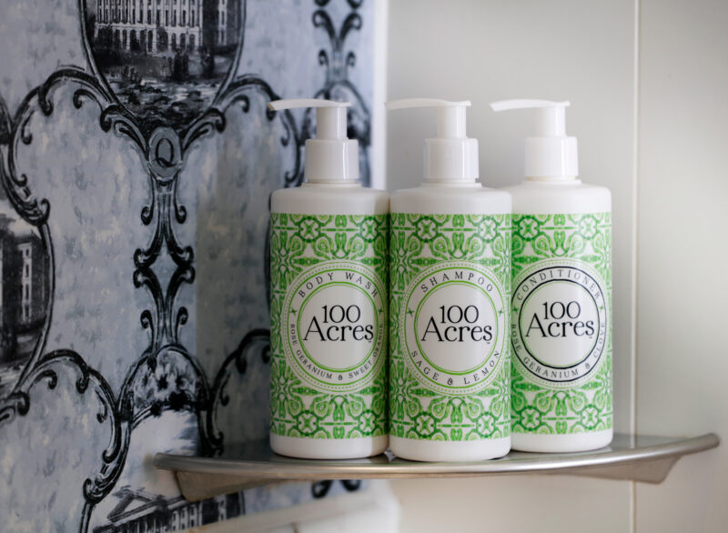 100 Acres botanical fragrance available at Sutton Hotel Collection