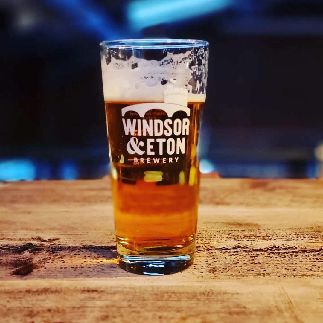 Windsor and Eton Brewery beer served at The Castle Hotel