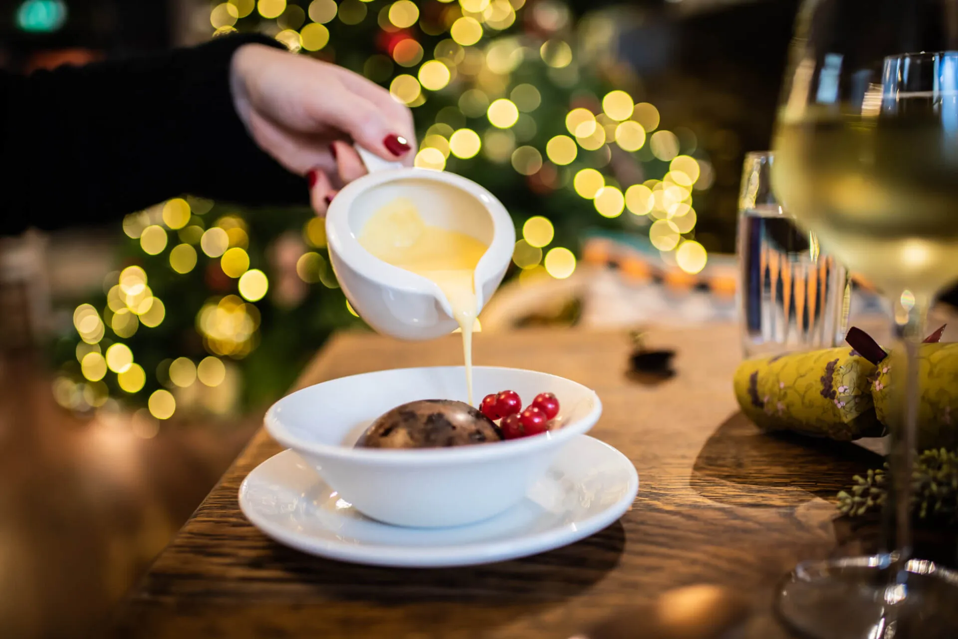 Christmas pudding The Francis Hotel Bath