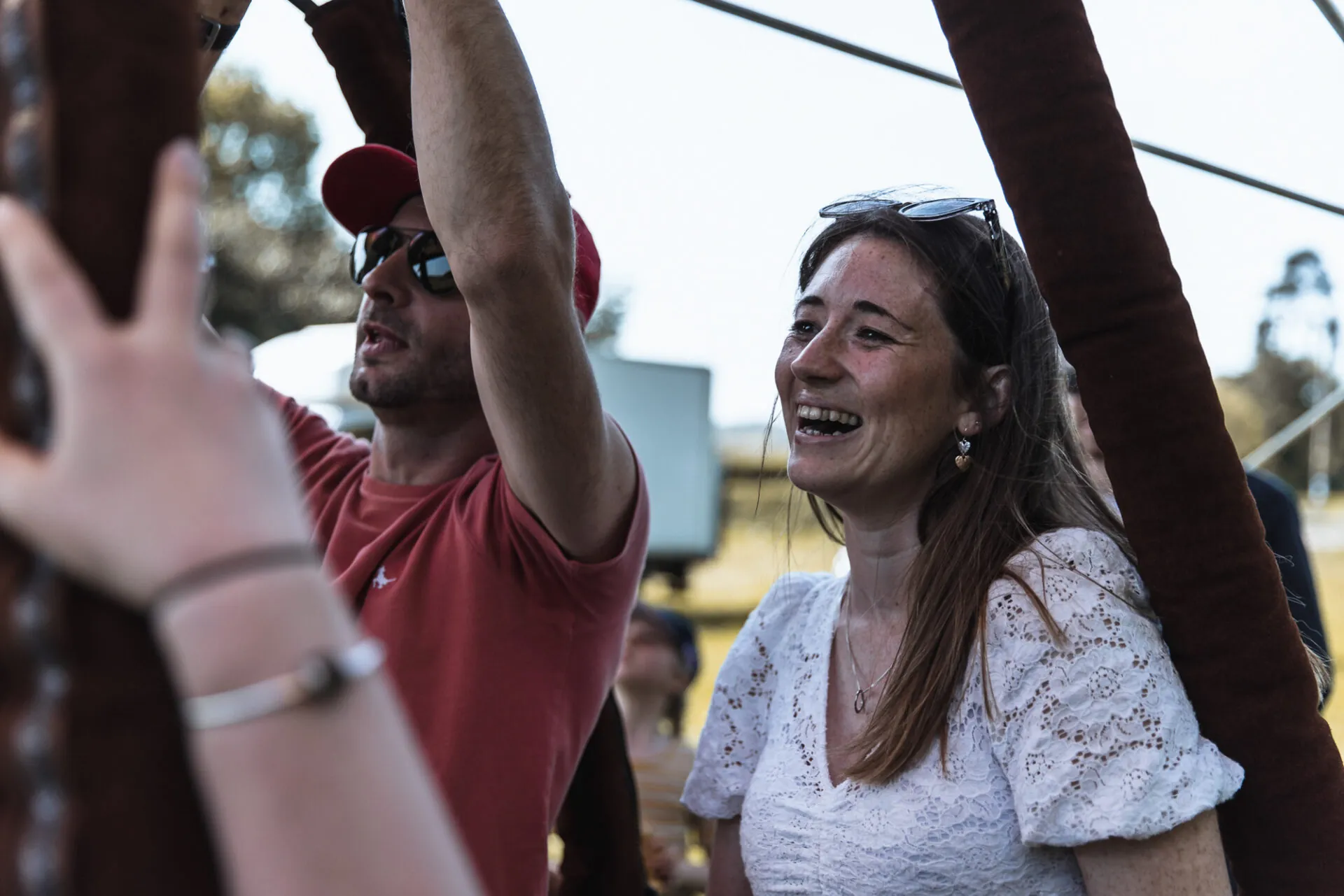 Fly Away Ballooning guests enjoying a flight