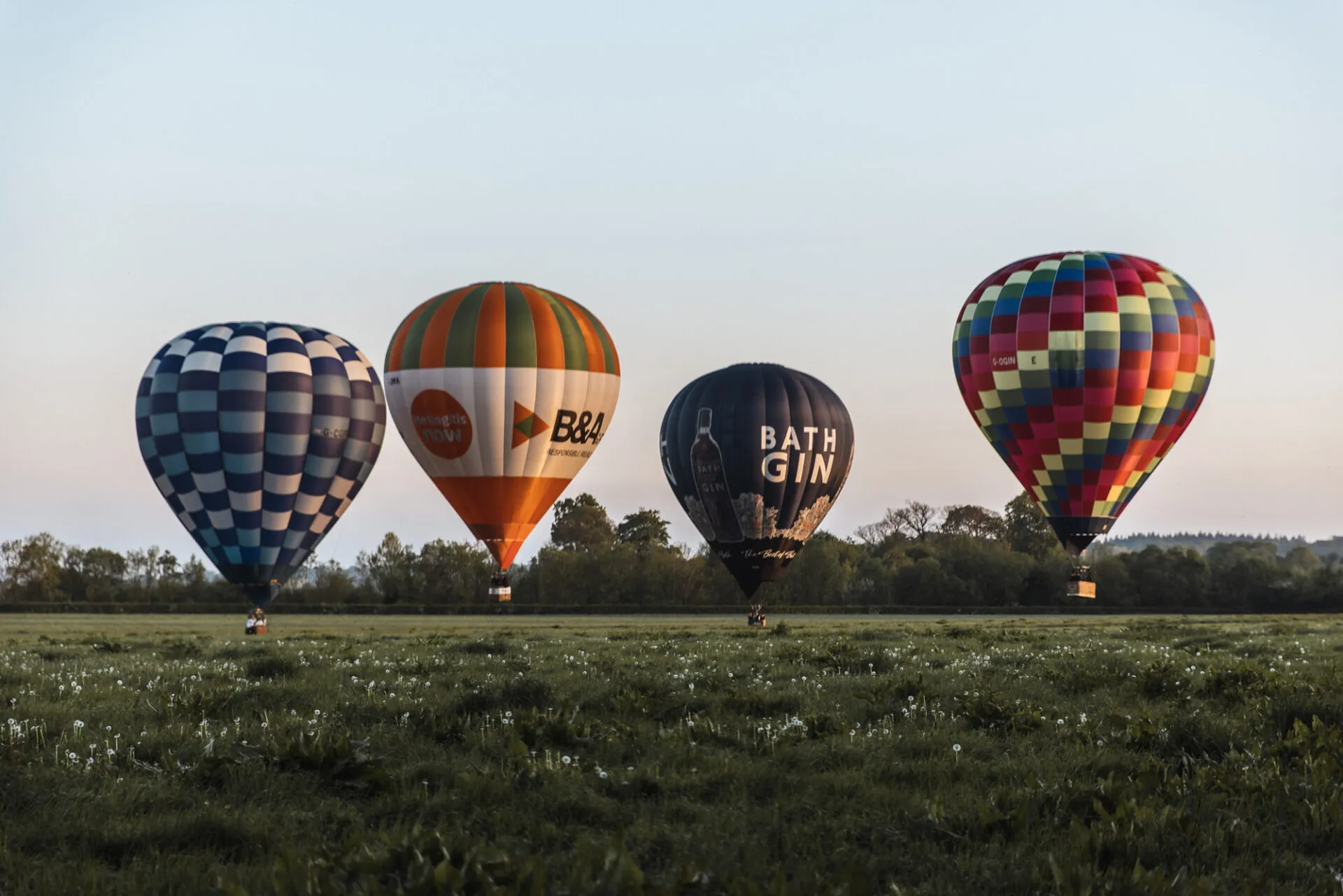 Fly Away Ballooning Balloons Taking off