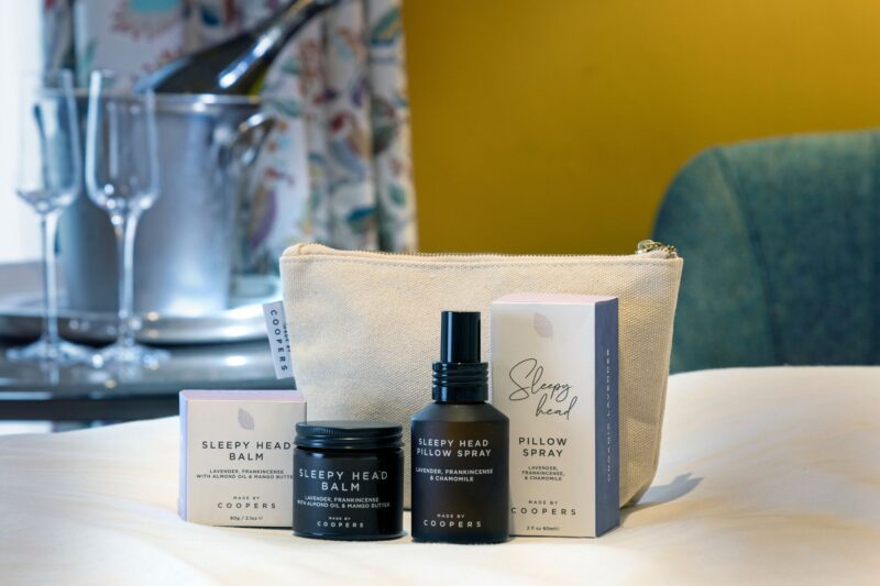 Sutton Hotel Collection romantic escapes with Prosecco and Made by Coopers sleep kit