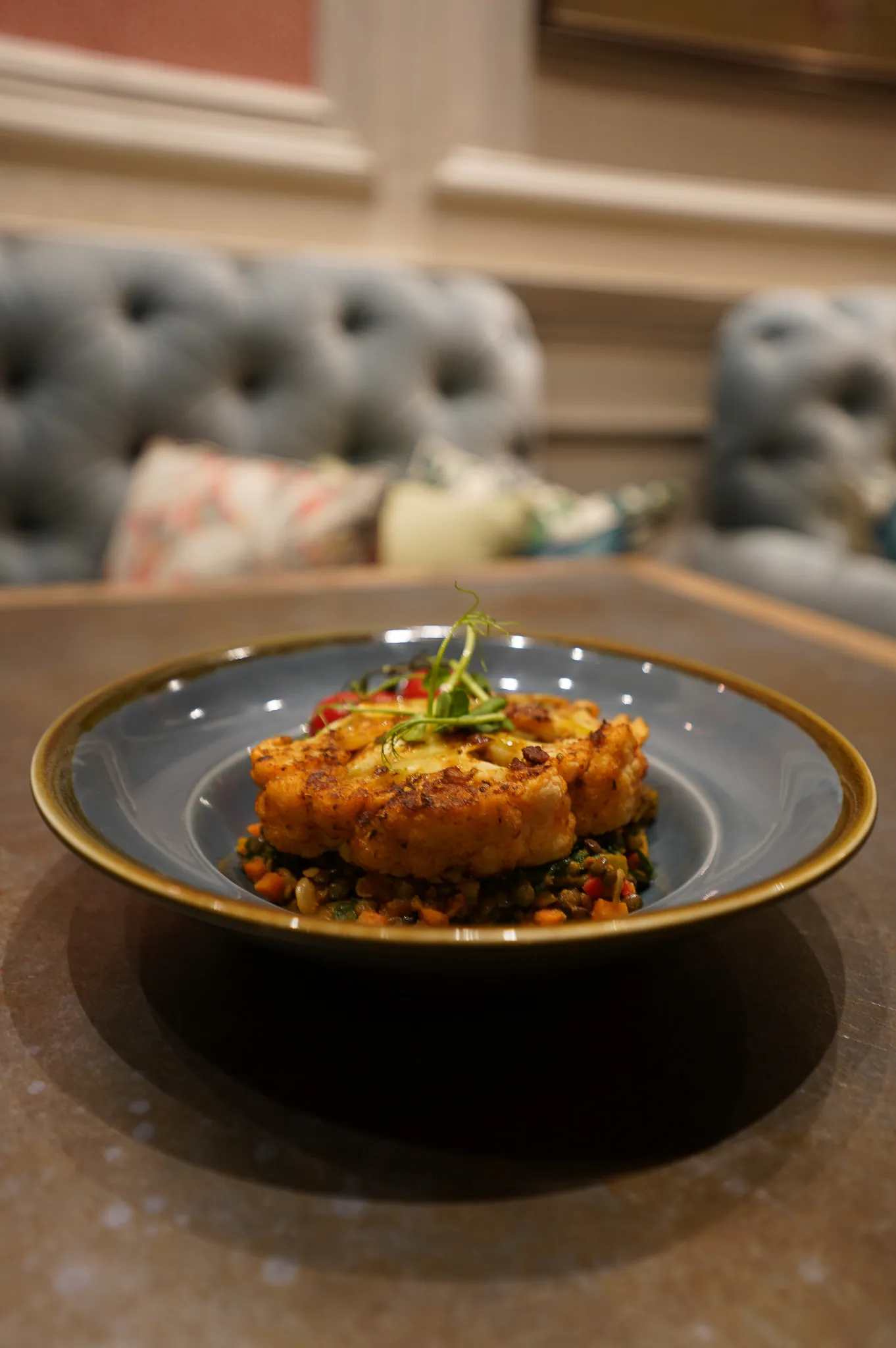 Veganuary roasted cauliflower steak