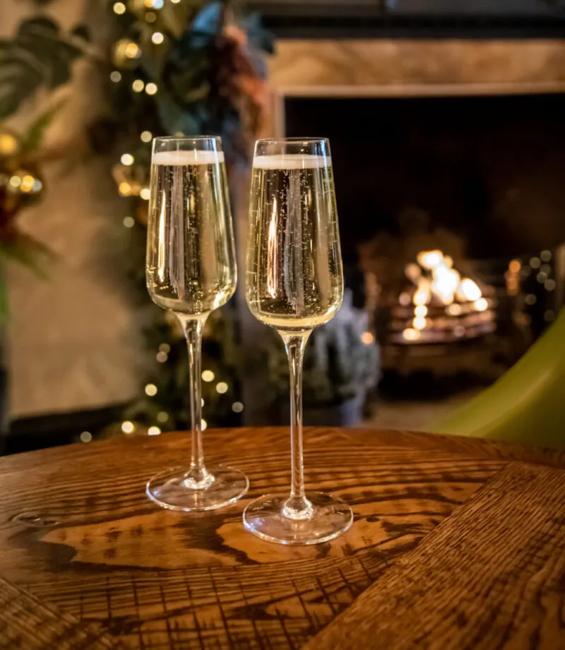 The Castle Hotel Windsor Champagne toast