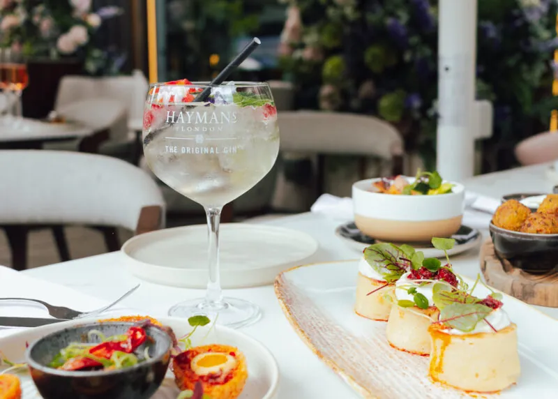 The Athenaeum Hotel summer terrace and gin offer