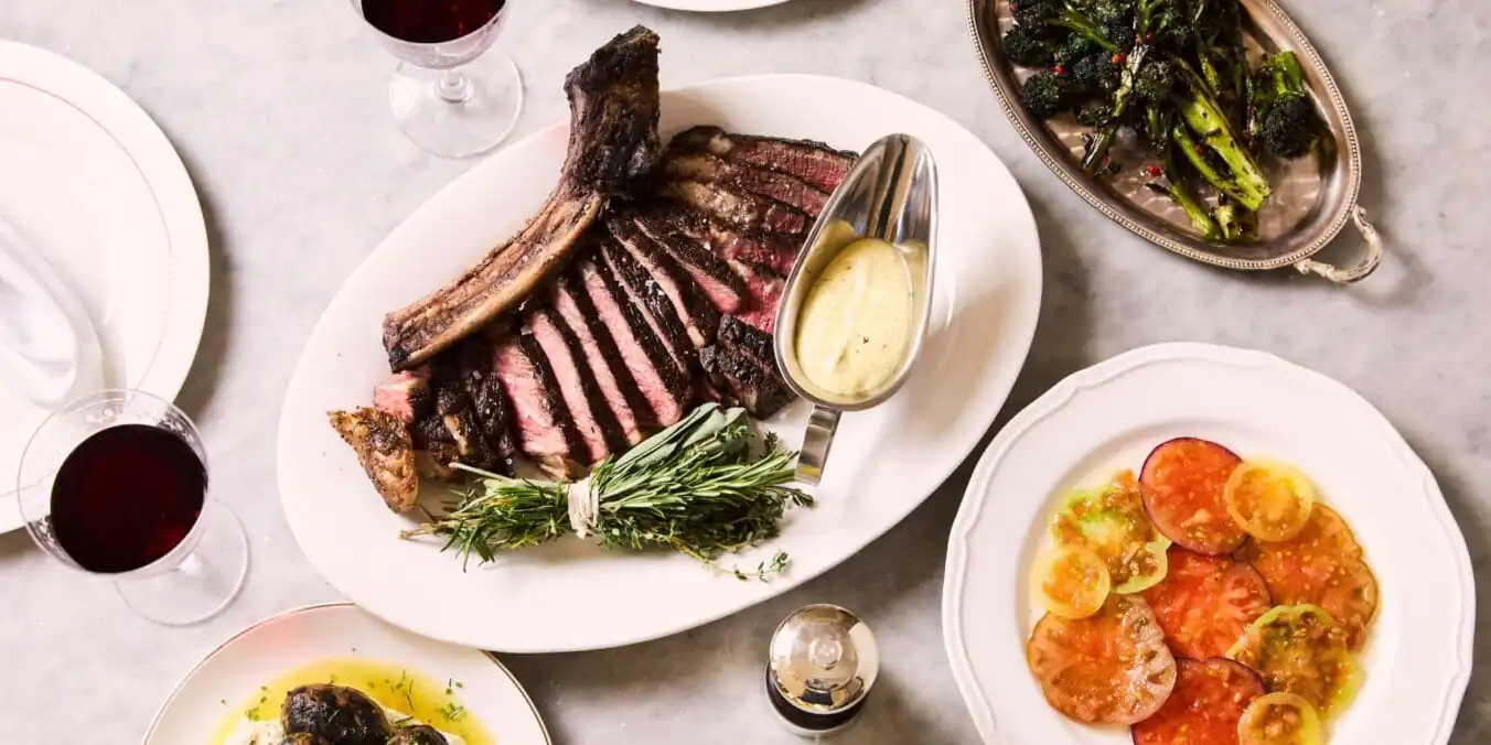 Emberwood Huntsham Farm côte de boeuf and sides